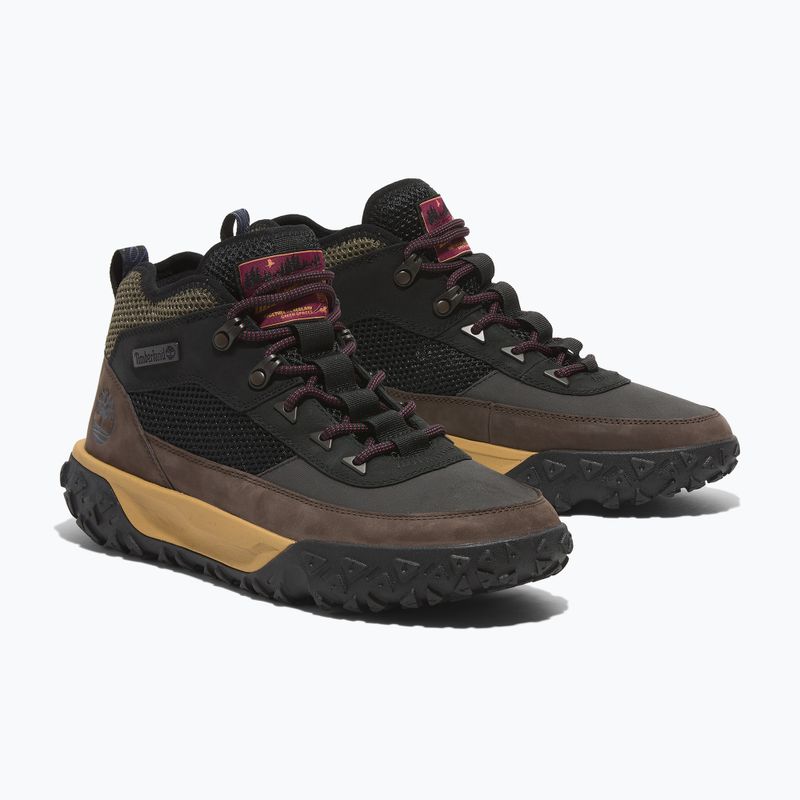 Buty męskie Timberland Greenstride Motion 6 Mid black nubuck/brown 8