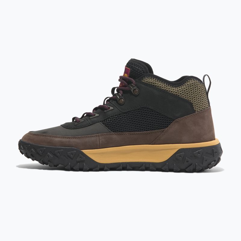 Buty męskie Timberland Greenstride Motion 6 Mid black nubuck/brown 11