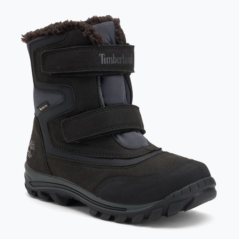 Śniegowce dziecięce Timberland Chillberg 2-Strap Gore-Tex jet black