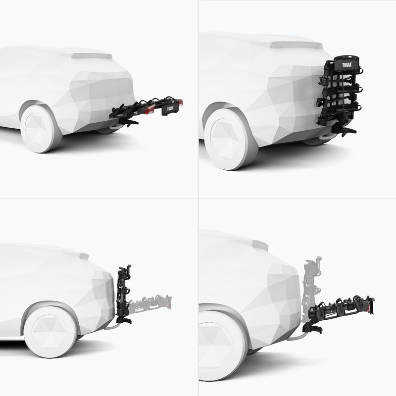 Bagażnik rowerowy na hak Thule OutPace 3Bike black 8