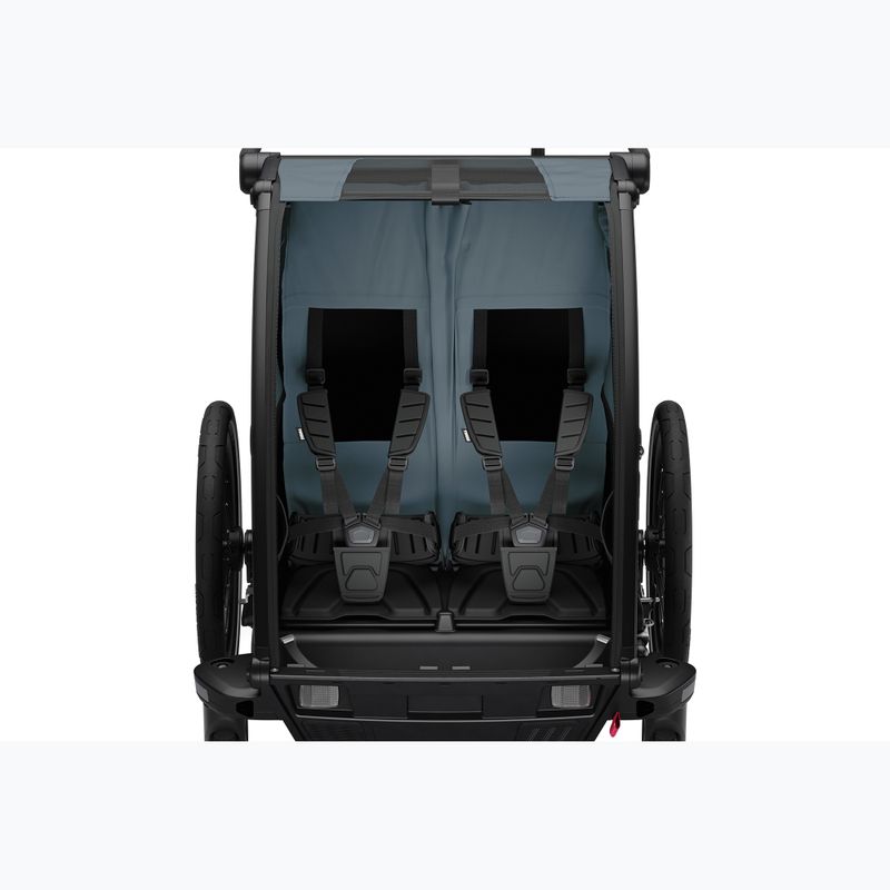 Przyczepka rowerowa dwuosobowa Thule Chariot Cab dark slate 5