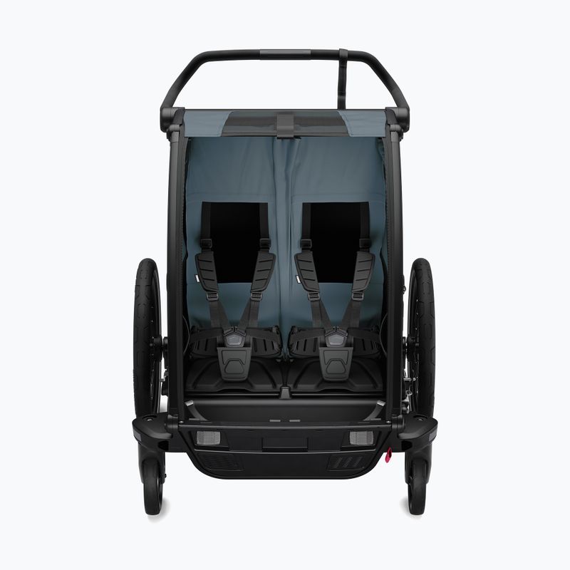 Przyczepka rowerowa dwuosobowa Thule Chariot Cab dark slate 8