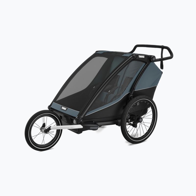 Przyczepka rowerowa dwuosobowa Thule Chariot Cab dark slate 10