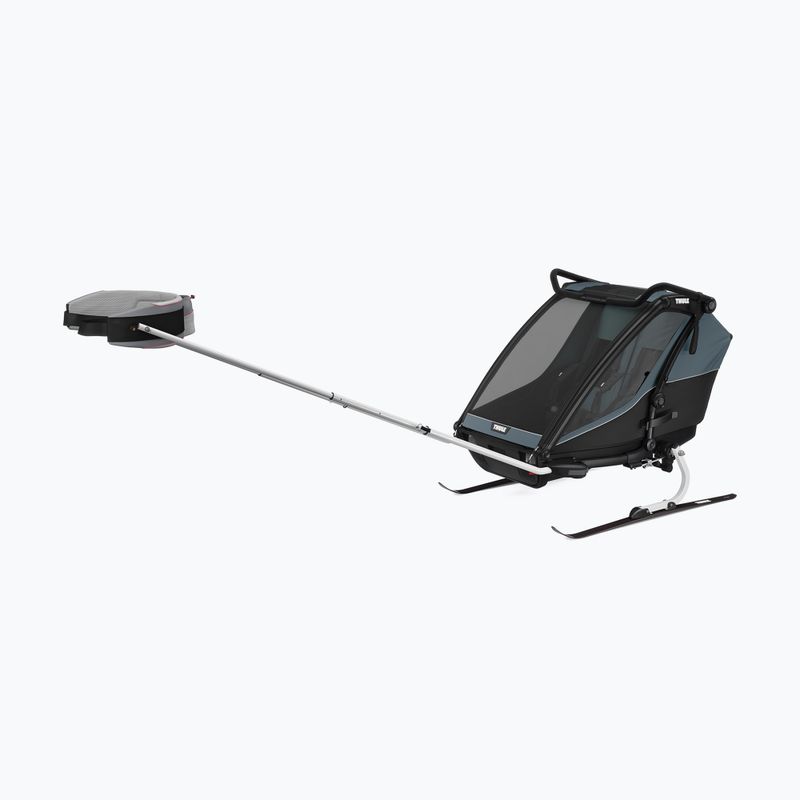 Przyczepka rowerowa dwuosobowa Thule Chariot Cab dark slate 11