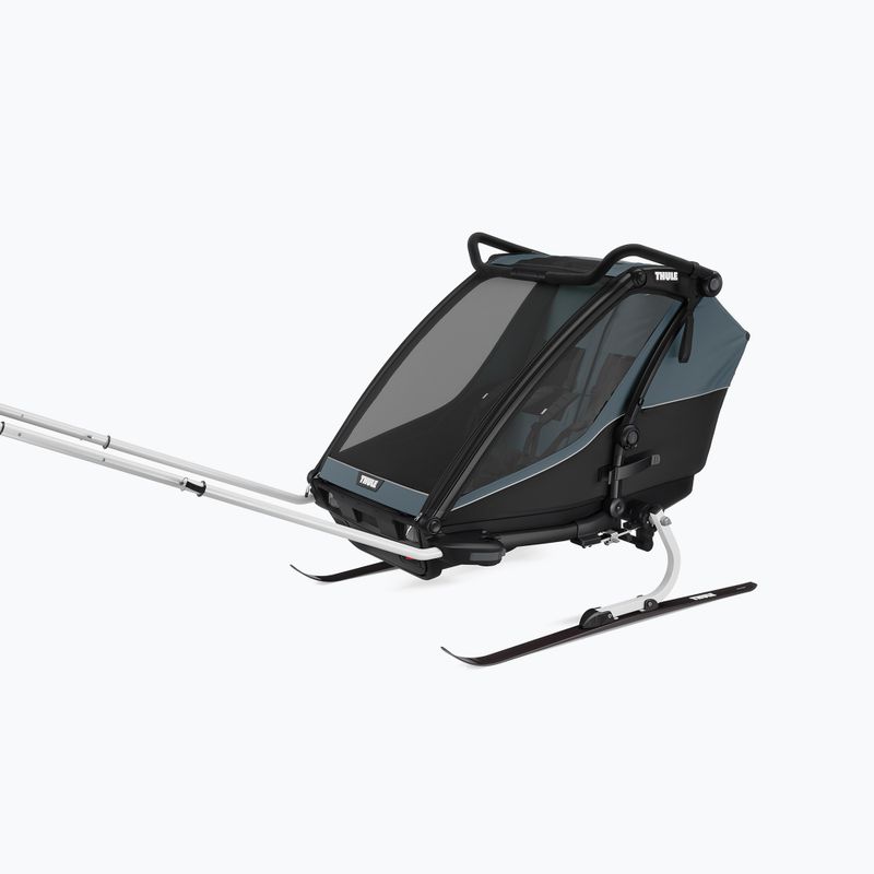 Przyczepka rowerowa dwuosobowa Thule Chariot Cab dark slate 12