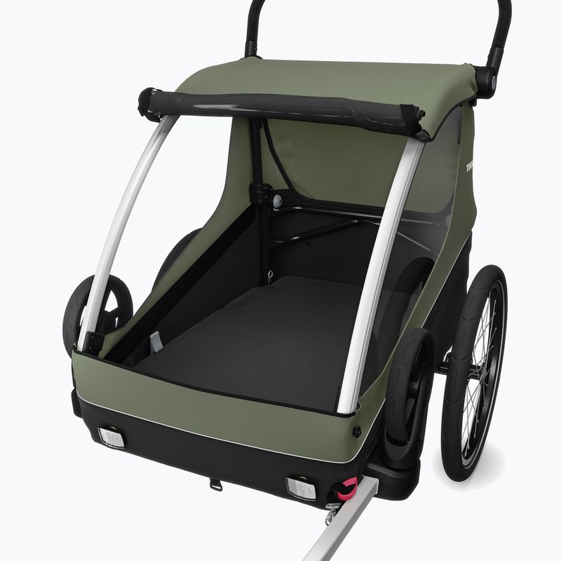 Przyczepka rowerowa Thule Courier vintage green 2