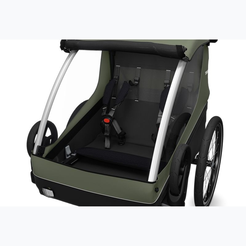 Przyczepka rowerowa Thule Courier vintage green 5