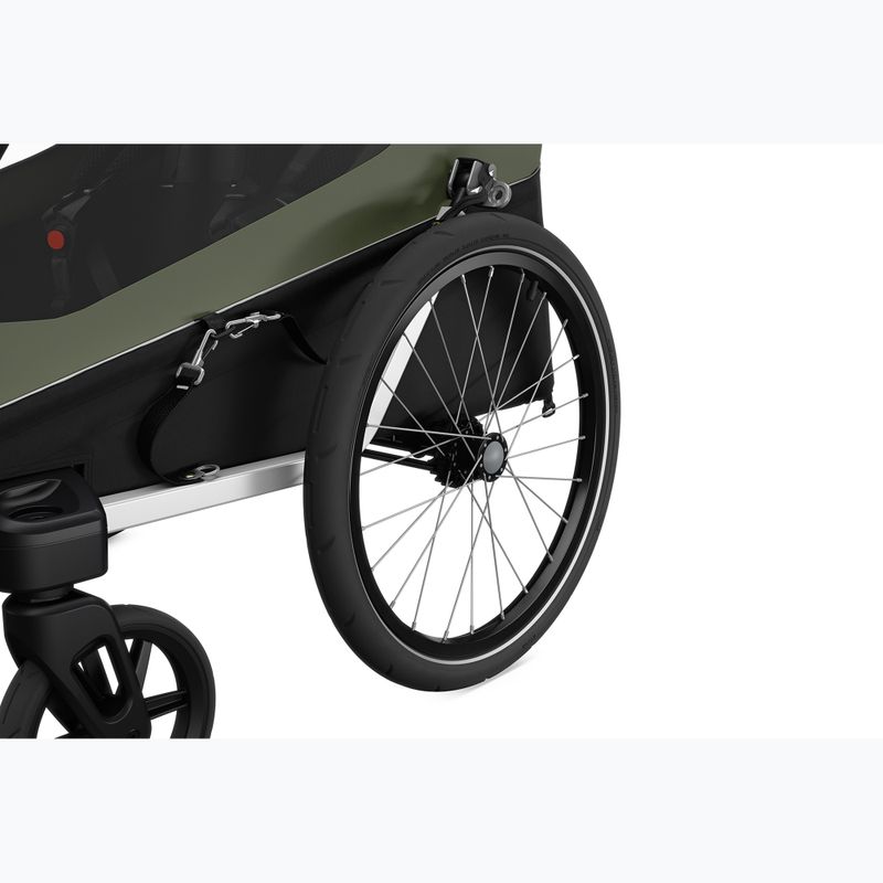 Przyczepka rowerowa Thule Courier vintage green 7
