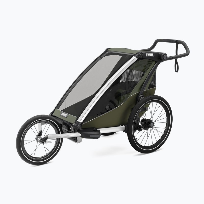 Przyczepka rowerowa Thule Chariot Lite Single vintage green 4