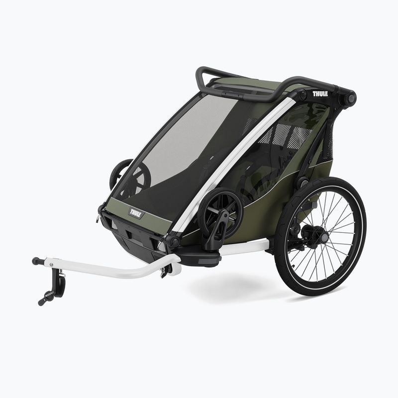 Przyczepka rowerowa Thule Chariot Lite Double vintage green 5