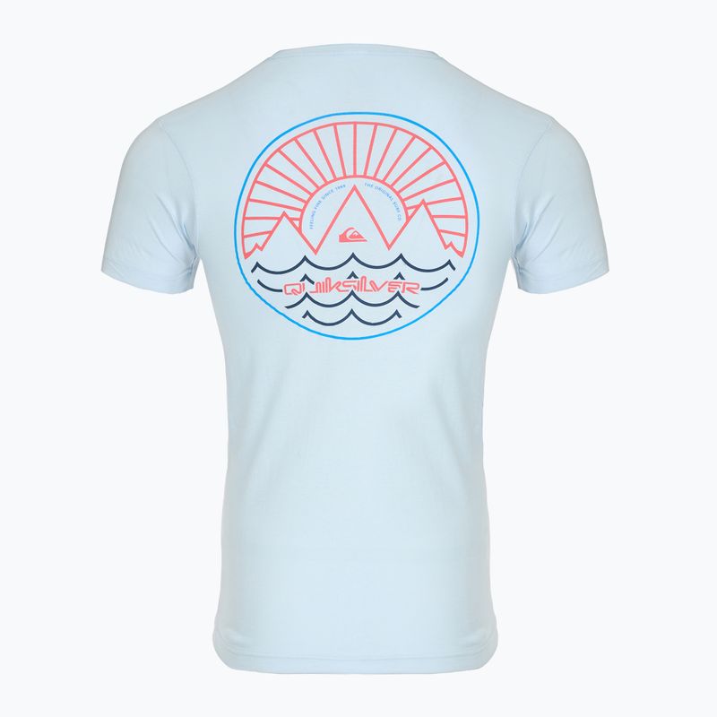 Koszulka męska Quiksilver Summit Sunset blue/red combo 2