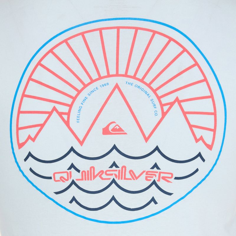 Koszulka męska Quiksilver Summit Sunset blue/red combo 3