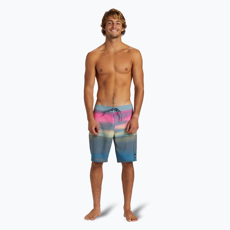 Szorty kąpielowe męskie Quiksilver Highline Straight Leg 19" prism pink 2