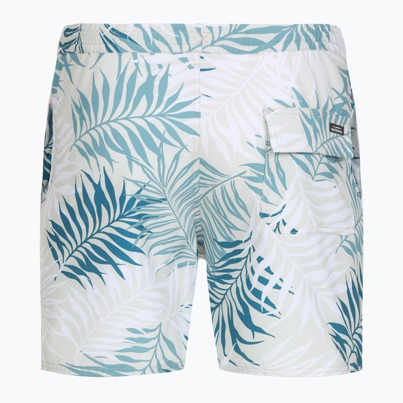 Szorty kąpielowe męskie Quiksilver Wild Fern Volley 17" dawn blue 2