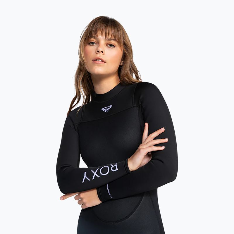 Pianka do pływania damska ROXY 3/2 mm Prologue Back Zip Flock black 4