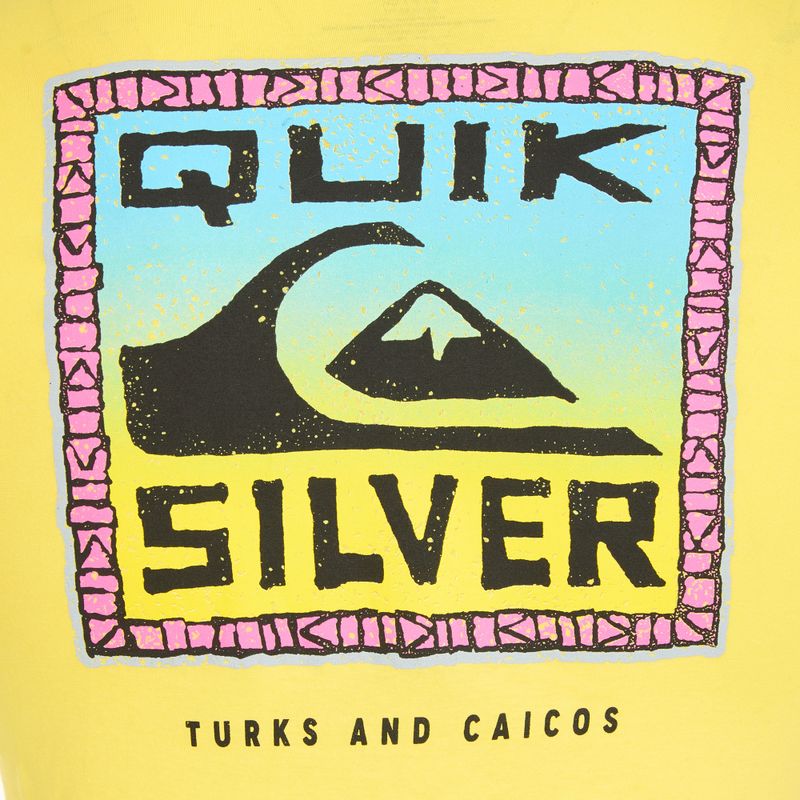 Koszulka męska Quiksilver Ndthoughtturksc yellow/pink/blue/black/green/grey 3