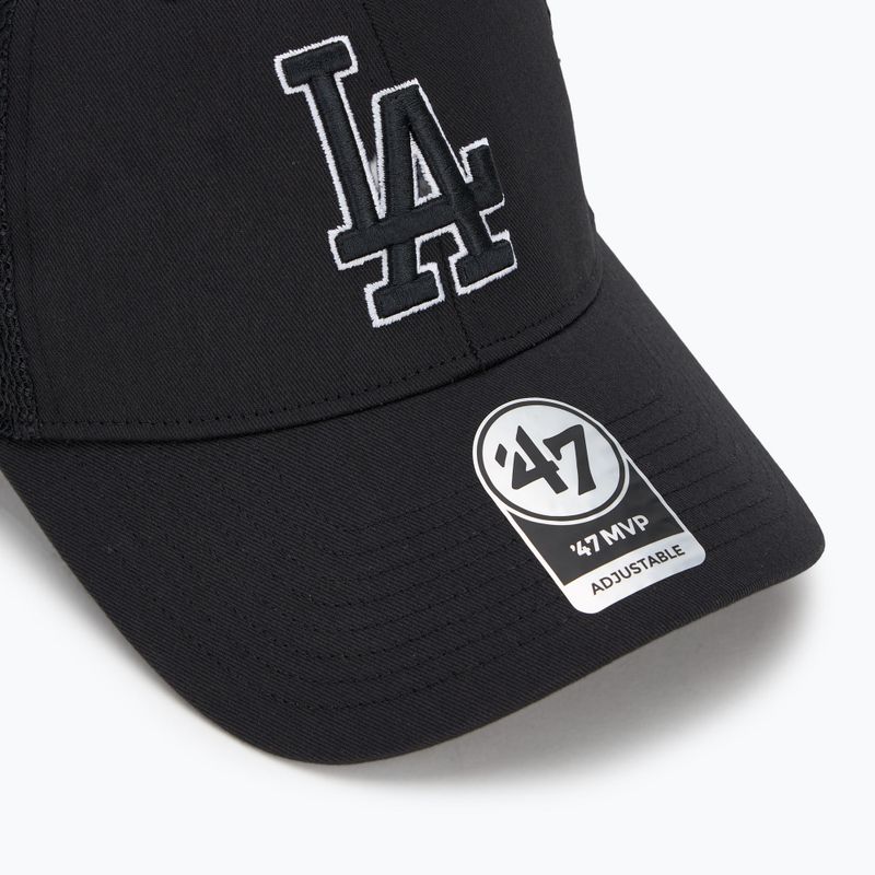 Czapka z daszkiem 47 Brand MLB Los Angeles Dodgers Branson MVP black 3
