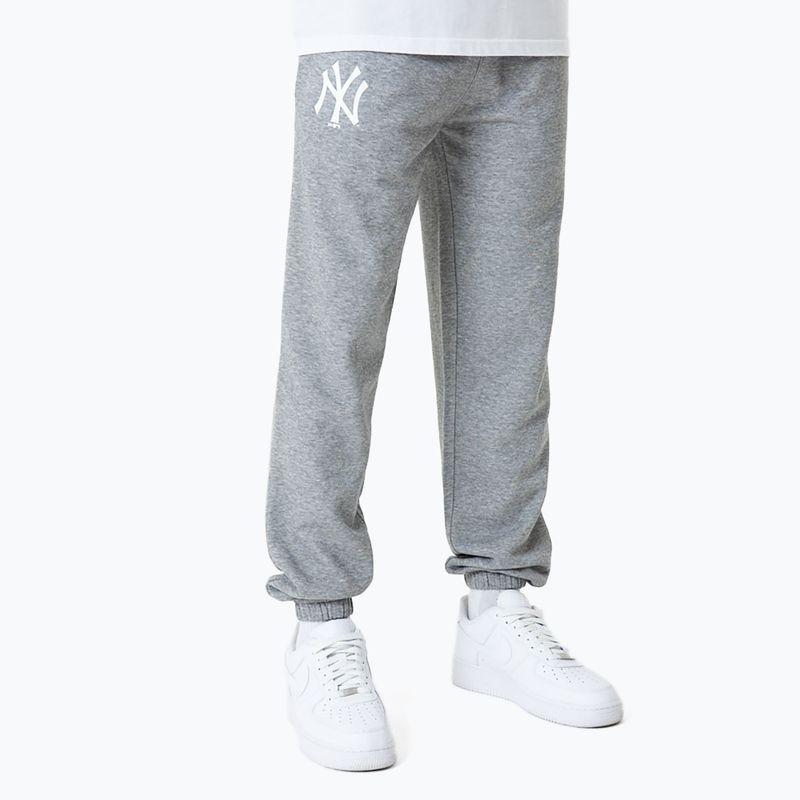 Spodnie męskie New Era MLB Essentls Jogger New York Yankees grey med