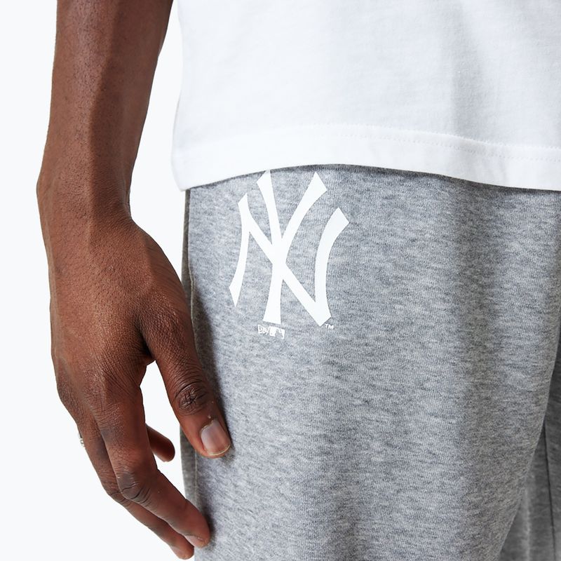 Spodnie męskie New Era MLB Essentls Jogger New York Yankees grey med 5