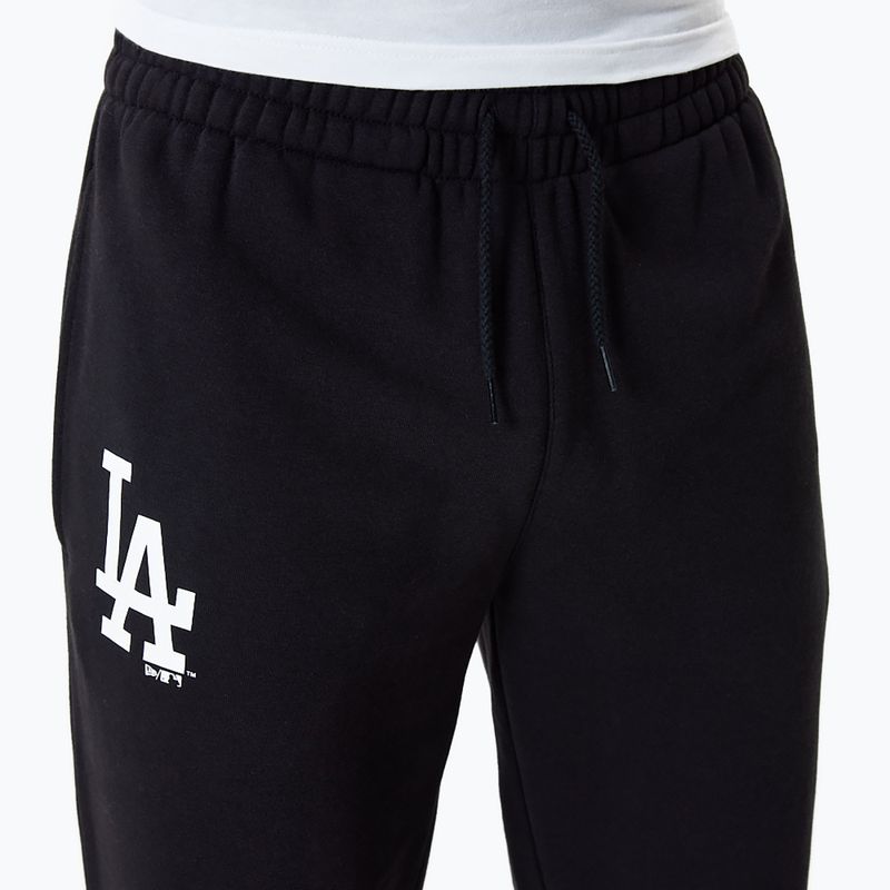 Spodnie męskie New Era MLB Essentls Jogger Los Angeles Dodgers black 4