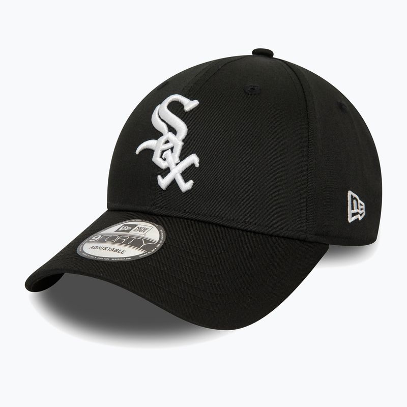 Czapka z daszkiem męska New Era Patch 9Forty Chicago White Sox black 2