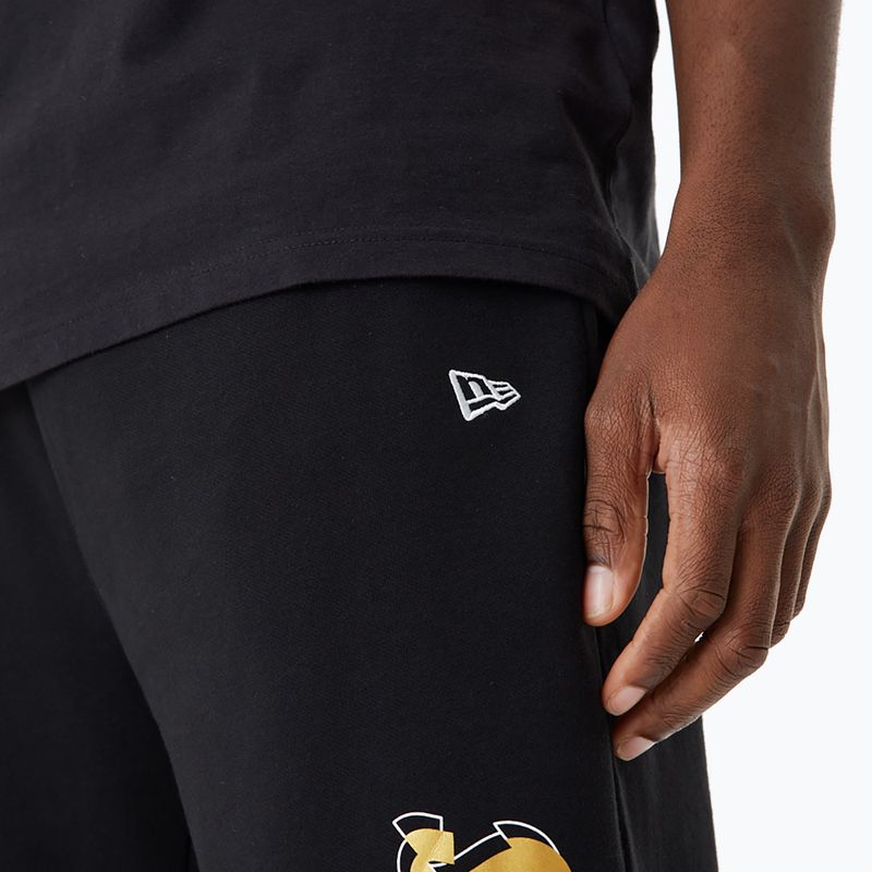 Spodnie męskie New Era NBA Team Script Jogger Los Angeles Lakers black 6