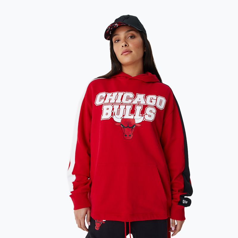 Bluza męska New Era NBA Large Graphic OS Hoody Chicago Bulls red 2