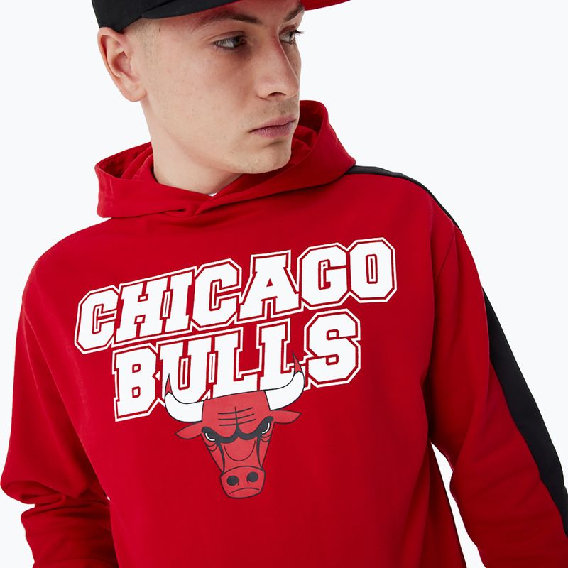 Bluza męska New Era NBA Large Graphic OS Hoody Chicago Bulls red 4