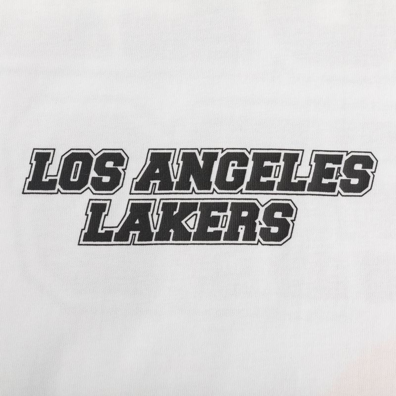 Koszulka męska New Era NBA Large Graphic BP OS Tee Los Angeles Lakers white 8