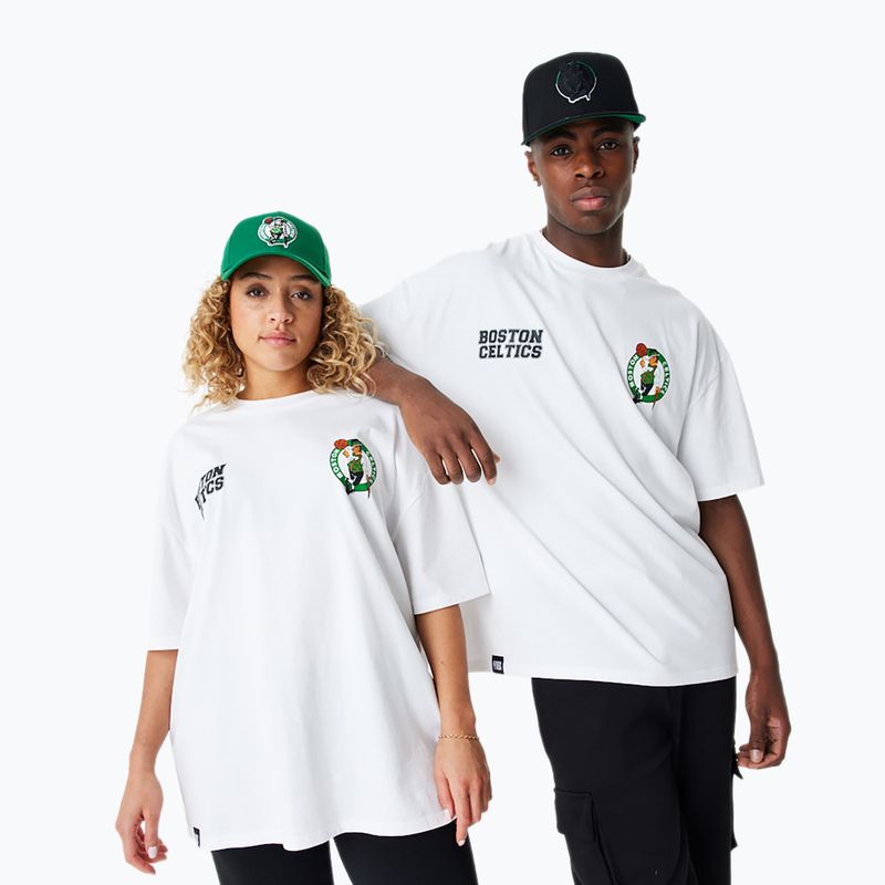 Koszulka męska New Era NBA Large Graphic BP OS Tee Boston Celtics white 7