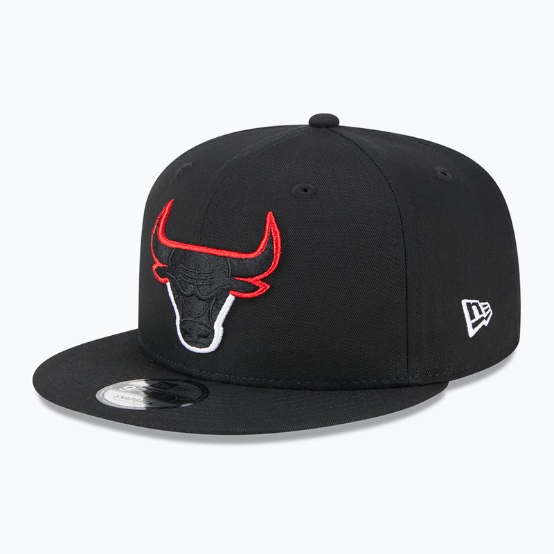 Czapka z daszkiem New Era Split Logo 9Fifty Chicago Bulls black 2