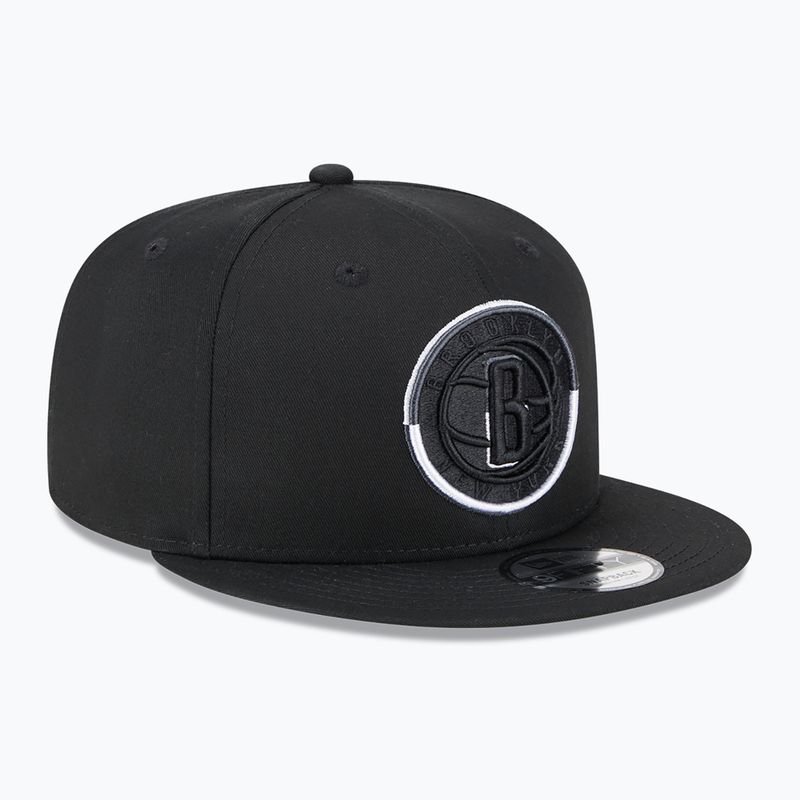 Czapka z daszkiem New Era Split Logo 9Fifty Brooklyn Nets black