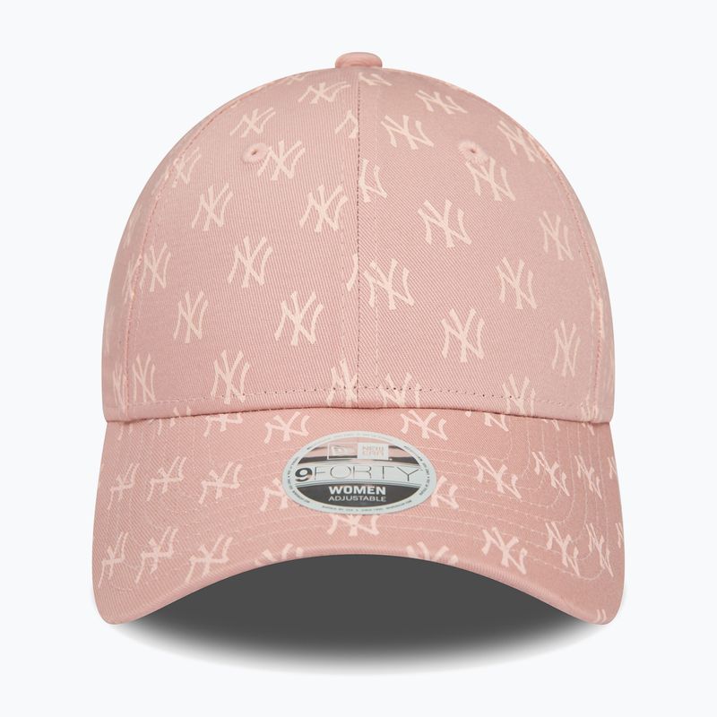 Czapka z daszkiem damska New Era Monogram 9Forty New York Yankees pastel pink 3