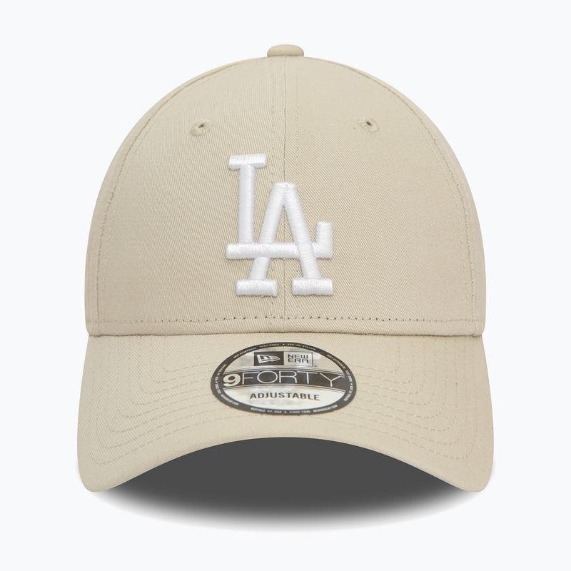 Czapka z daszkiem męska New Era Side Patch 9Forty Los Angeles Dodgers light beige 2