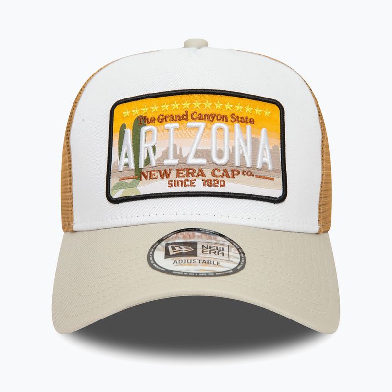 Czapka z daszkiem męska New Era Patch Trucker light beige 2