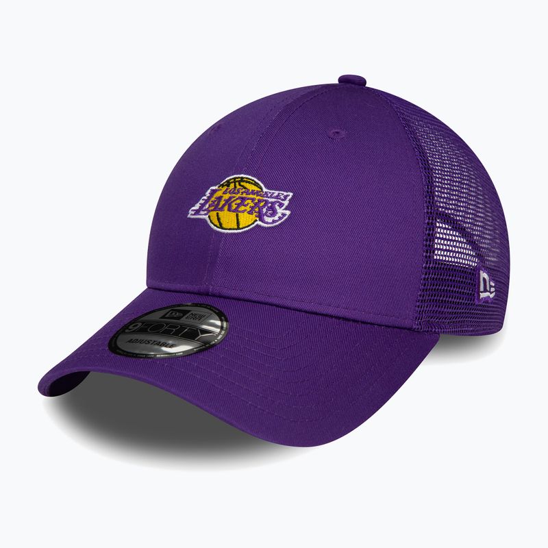 Czapka z daszkiem męska New Era Home Field 9Forty Trucker Los Angeles Lakers purple 2