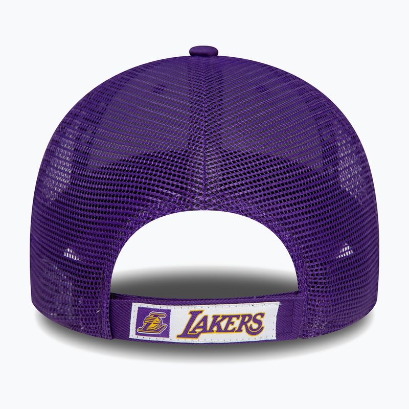 Czapka z daszkiem męska New Era Home Field 9Forty Trucker Los Angeles Lakers purple 4