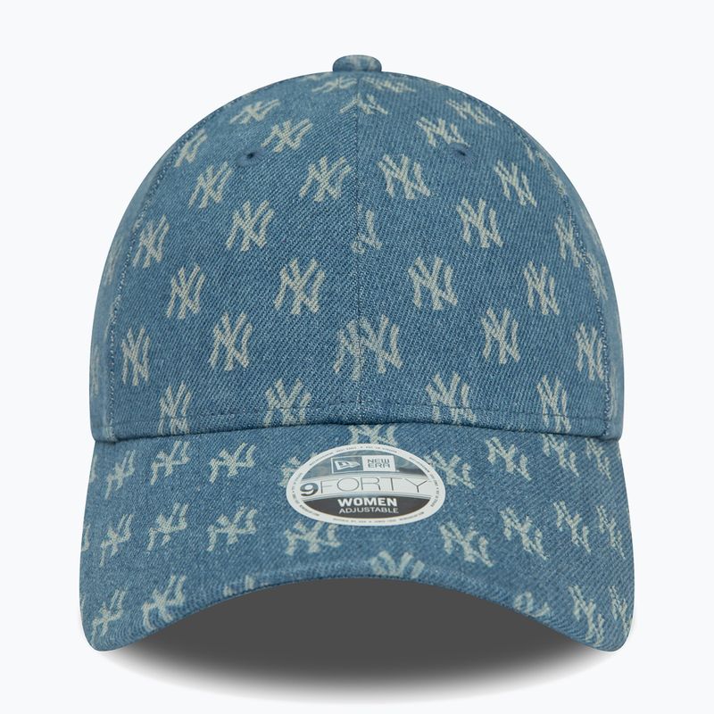 Czapka z daszkiem damska New Era Denim Mono 9Forty New York Yankees med blue 2