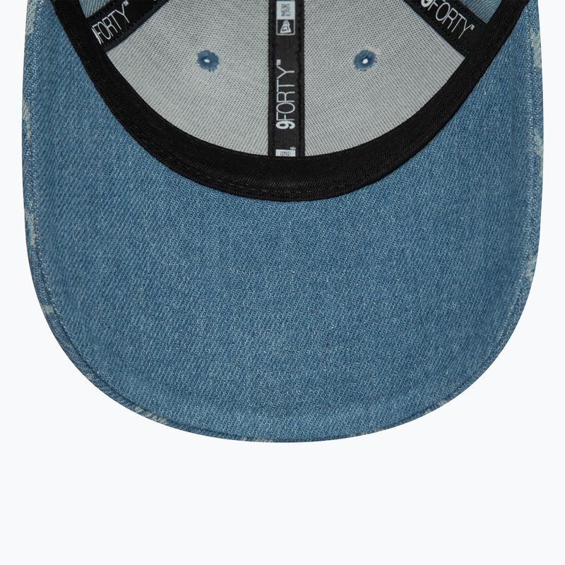 Czapka z daszkiem damska New Era Denim Mono 9Forty New York Yankees med blue 5