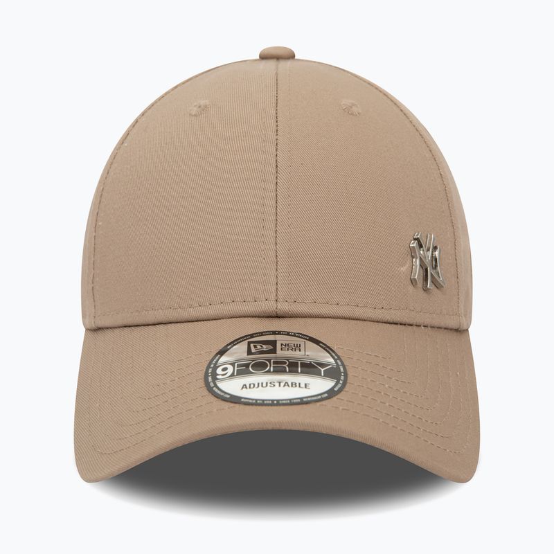 Czapka z daszkiem męska New Era Flawless 9Forty New York Yankees pastel brown 3