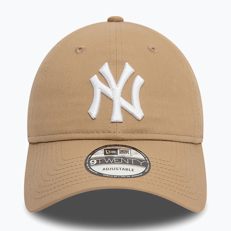 Czapka z daszkiem New Era League Essential 9Twenty New York Yankees light beige 2
