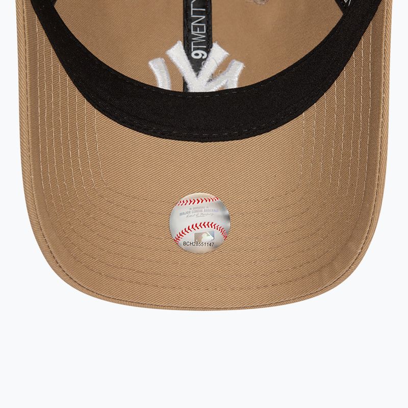 Czapka z daszkiem New Era League Essential 9Twenty New York Yankees light beige 7
