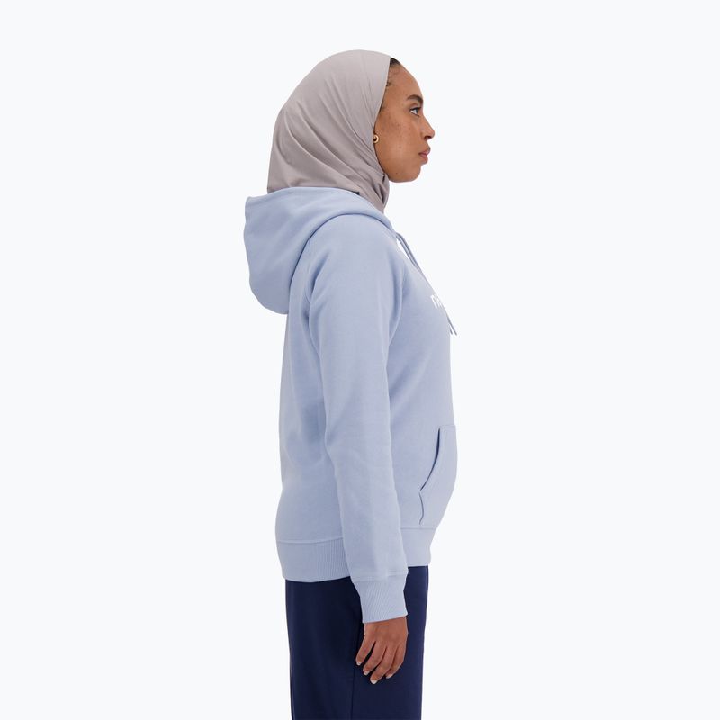 Bluza damska New Balance Core Fleece Hoodie light purple 2