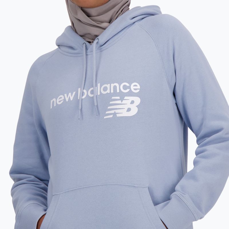 Bluza damska New Balance Core Fleece Hoodie light purple 4