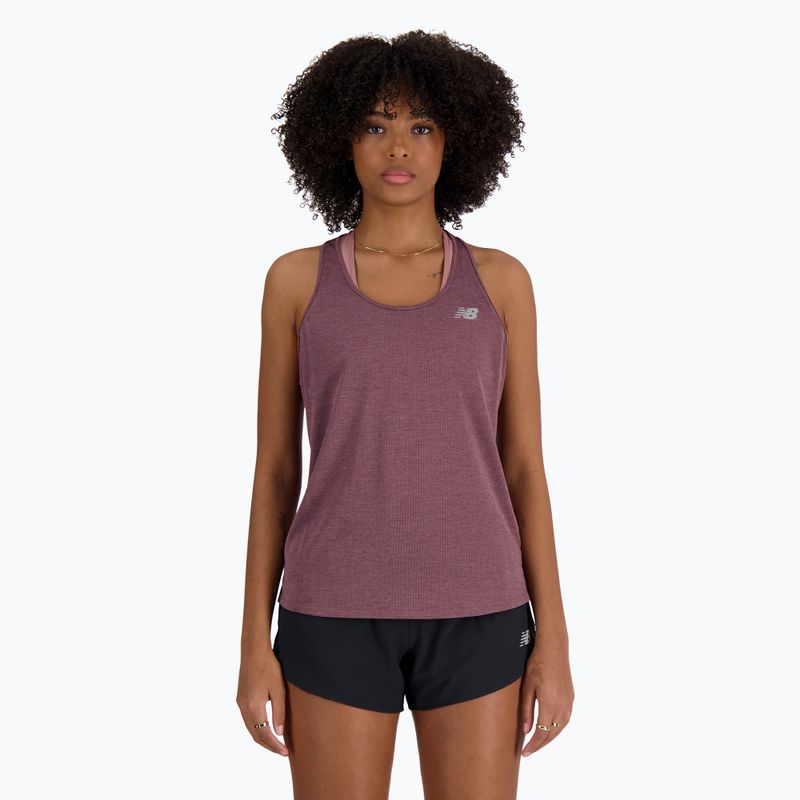 Koszulka damska New Balance Athletics Tank licorice heather 5
