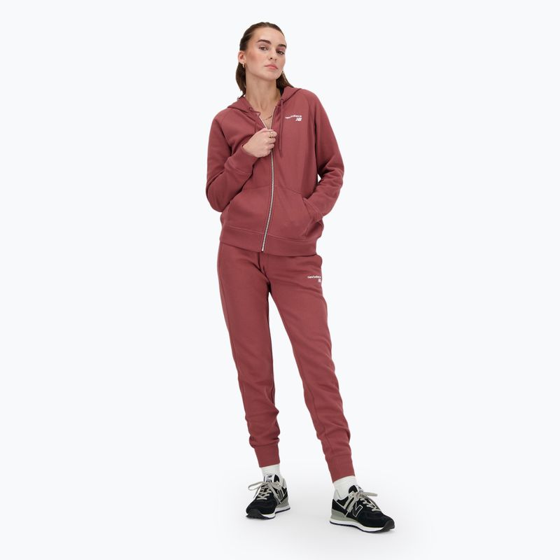 Spodnie damskie New Balance Classic Core Fleece washedbu 2