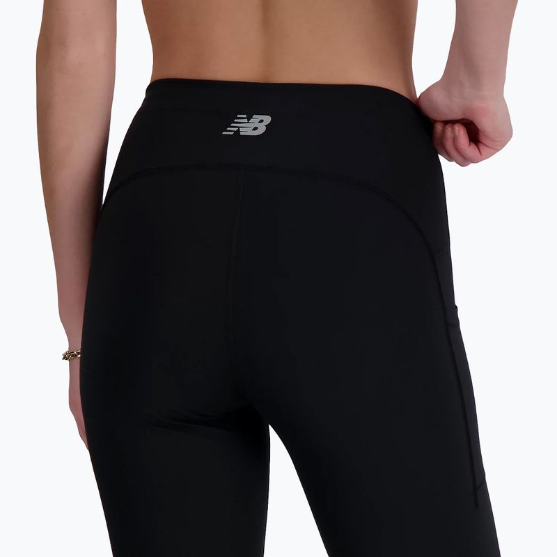 Legginsy damskie New Balance Sleek Pocket High Rise black 4