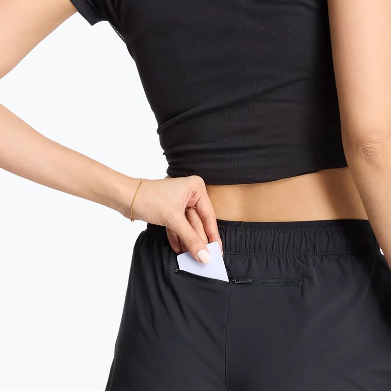 Spodenki do biegania damskie New Balance RC 5" black/white 4