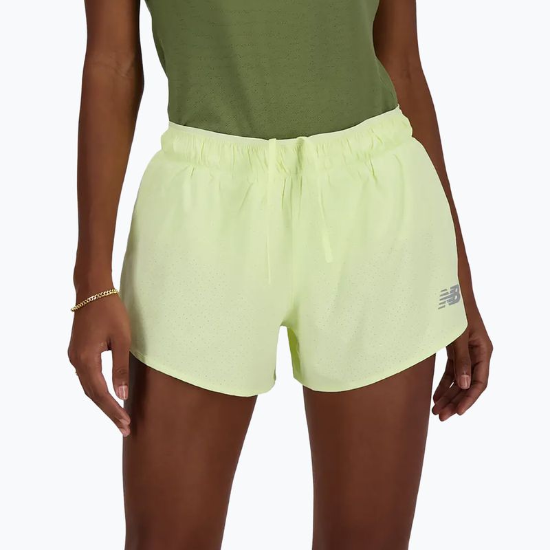 Spodenki damskie New Balance RC Seamless 3" lime light 6