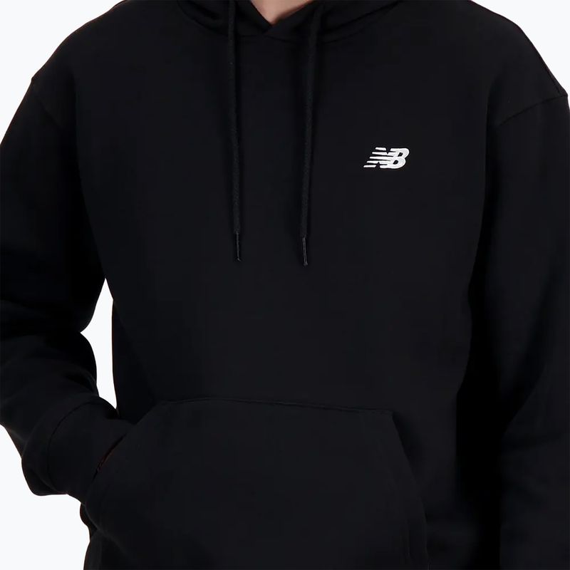 Bluza męska New Balance Small Logo French Terry Hoodie black 4